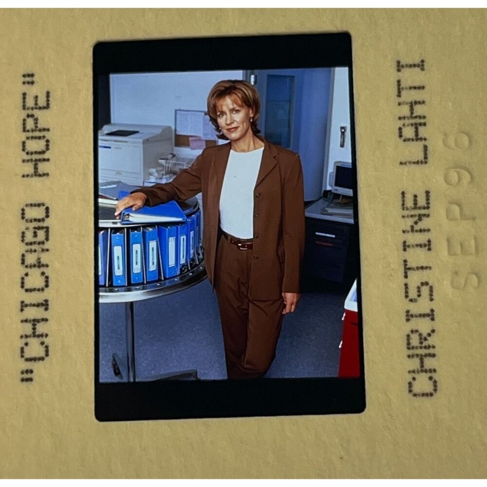 Original Chicago Hope Cast Press Kit Slide Christine Lahti 35MM 20th Century Fox